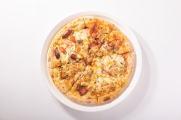 ピザ　いろいろな具材