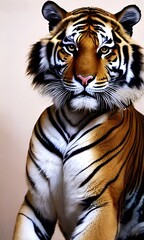 portrait of a tiger. generative ai