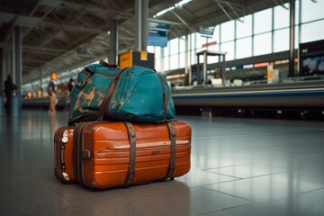 luggage at the terminal. Generative AI