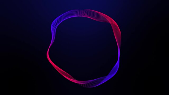 Colorful gradient abstract circle pattern modern animated background. Gradient typography animation.