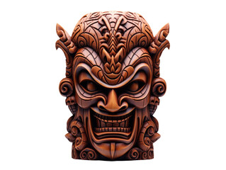 Polynesian Wood Tiki Statue
