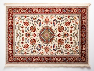 Persian Hand-Knotted Floral Rug