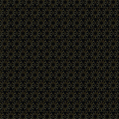 Seamless gold oriental pattern. Islamic background. Arabic linear texture. Star Pattern. geometry pattern. Vector illustration.