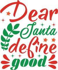 Fototapeta premium Christmas SVG Design