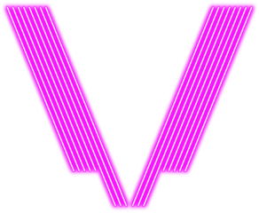 Purple Neon Stripe Line