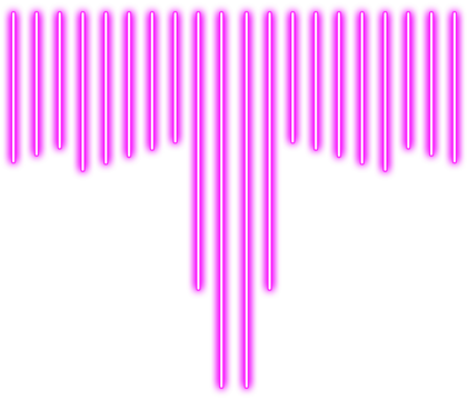 Purple Neon Stripe Line