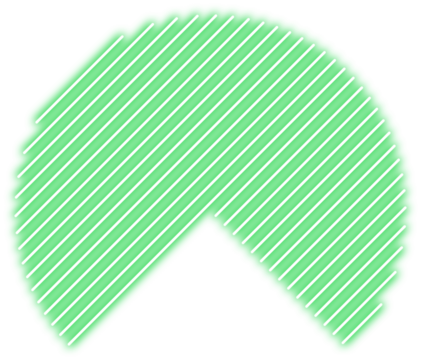 Green Neon Stripe Line