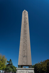 Serpentine Column (Turkish: Yilanlı Sutun) behind Ibrahim Pasha Palace at Sultanahmet Hippodrome Square