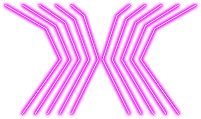 Purple Neon Stripe Line