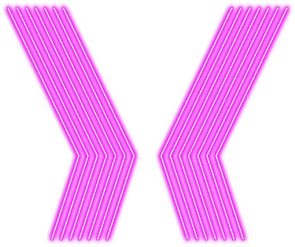 Purple Neon Stripe Line