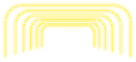Yellow Neon Stripe Line