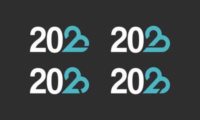 Vector is new year 2023. Uniquely crafted, monogrammed.