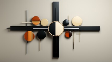 voluminous minimalistic catholic cross design
