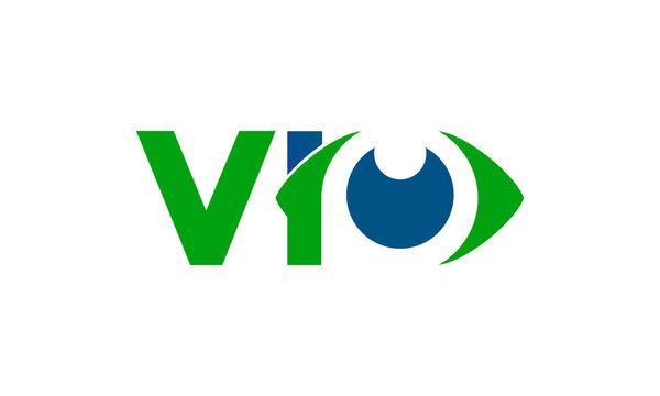 vector is the word "vio". Inside is the cornea of the eye.