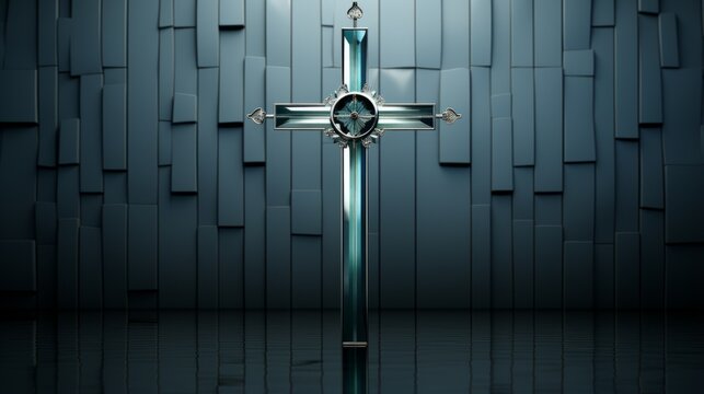 unique minimalistic catholic cross design 