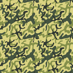 Texture military camouflage seamless pattern.