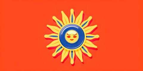 Fototapeta premium sun symbol