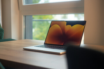 laptop in the office