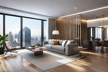 Fototapeta na wymiar luxurious and expensive living room