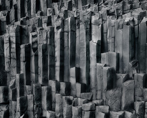Columnas de basalto textura abstracta