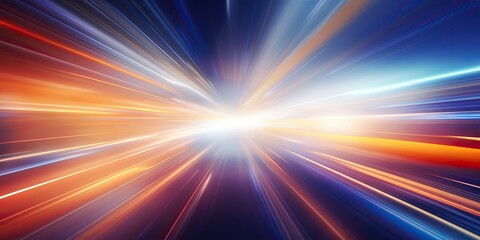 Fototapeta premium AI Generated. AI Generative. Abstract rays lines tmagic speed futuristic speed concept decorative background. Graphic Art