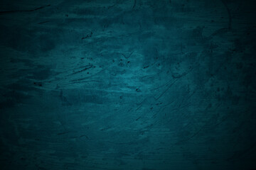 Fototapeta na wymiar Textured blue grunge background. Blue concrete texture as a concept of horror and Halloween