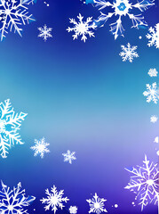 Snowflakes painted flat neutral colored background.