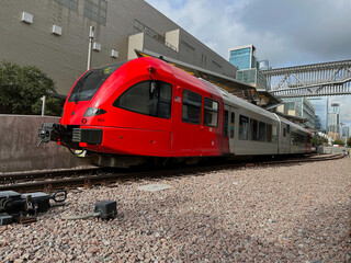 Austin Train departing from Downtown Austin