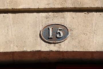 Numéro d’habitation 15 à Bordeaux