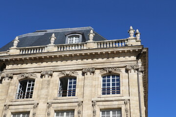 Fototapeta premium La Place de la Bourse à Bordeaux, France