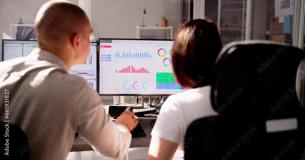 Aufkleber Data Analyst Using Data Analytics KPI