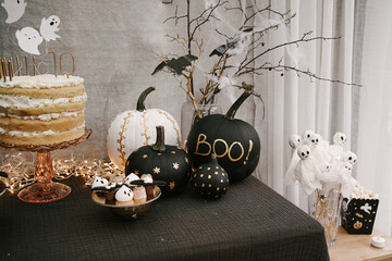 Halloween aesthetic birthday party decorations