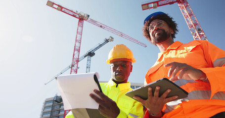 OSHA Inspection Worker At Construction Site