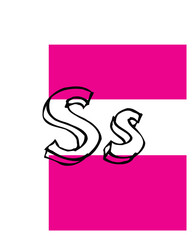 English alphabets. Kindergarten English alphabets flashcards. learning made easy with helping visuals. Kids coloring flashcards.S