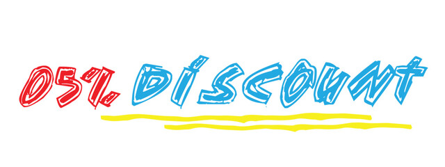 Discount and sales vector art.