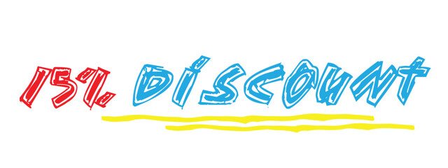Discount and sales vector art.