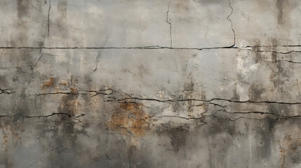 concrete texture background, broken, cracked, dirty, generated by AI