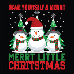 christmas tshirt design vector art