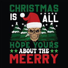 christmas tshirt design vector art