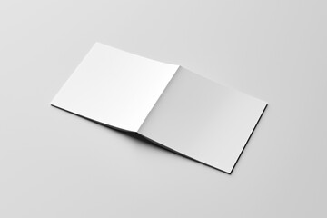 Square Brochure blank Mockup
