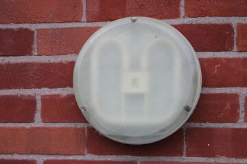 Outdoor Circular light fitted with 2D Fluorescent Tube Lamp