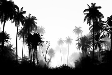 Tropical silhouette