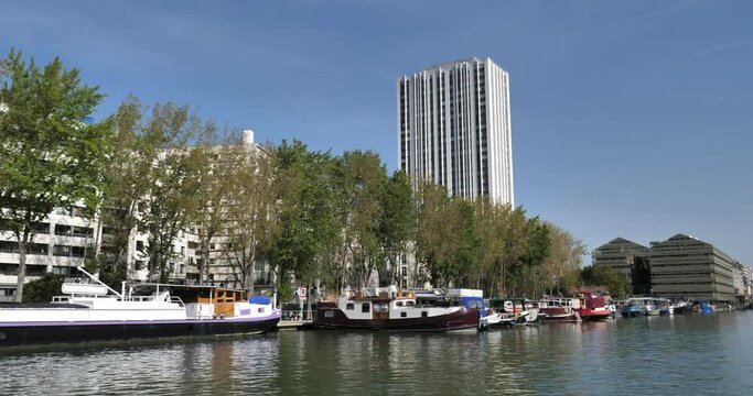 The Bassin dfe la Villette, Paris, France