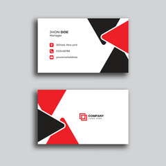 Naklejka na ściany i meble Vector modern and clean business card template. professional business card design.