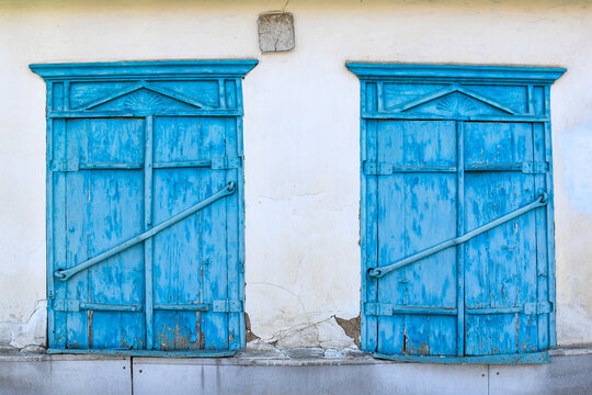 old wooden door