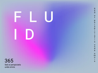 Liquid on colorful background. Bright mesh blurred pattern in pink, blue, green tones.