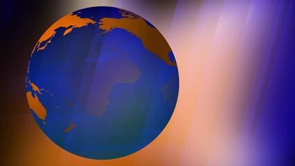 Rotating earth unraveling planet's rotation and its influence on news. Spinning globe unveiling latest technology news and global network updates - Powered by Adobe