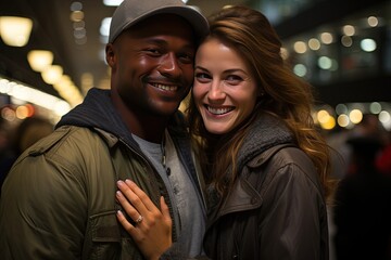 Very emotional moment as best friends reunite on train station