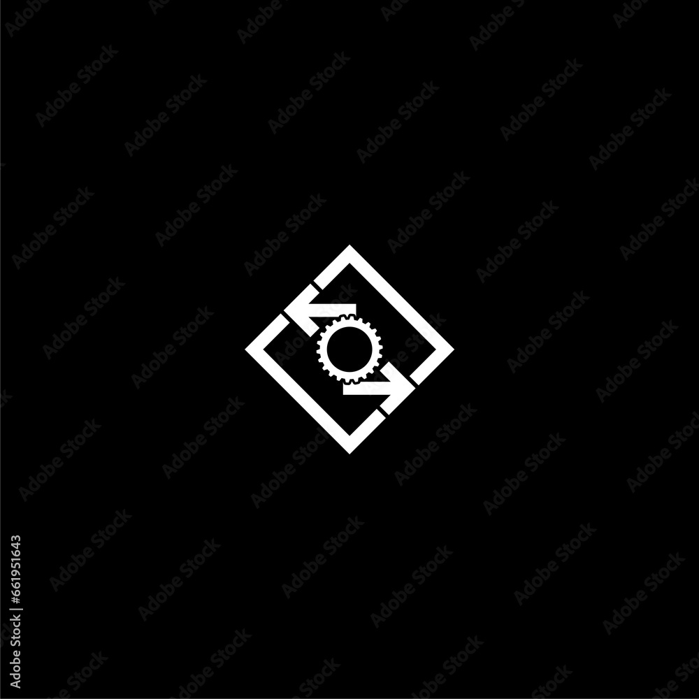 Poster workflow icon isolated on dark background