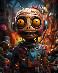 AI and Robot friend.